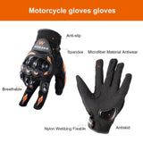 Motocross Gloves Military Hard Knuckle Tactical Gloves Outdoor Anti-slip Shockproof Full-finger Comfortable Motorcycle Motorbike Mittens - Gasbike.net