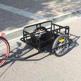 Esright Foldable Bike Trailer Cargo Utility Luggage Bicycle Trailer - Gasbike.net