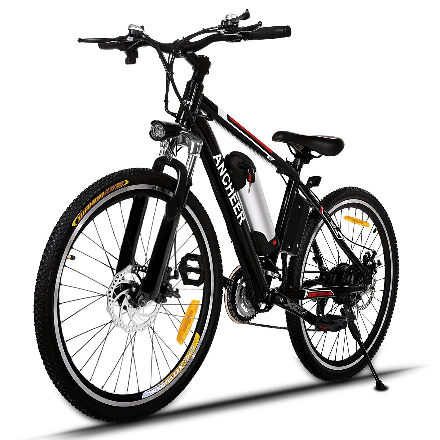 ANCHEER Electric Mountain Bike with 36V, 8AH Removable Lithium-Ion Bat ANCHEER Electric Mountain Bike with 36V, 8AH Removable Lithium-Ion Bat