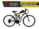 Jet 66cc/80cc Motorized Bicycle - Gasbike.net