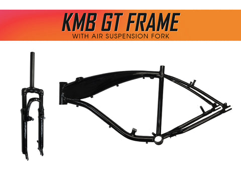 KMB GT Aluminum Bike Frame with Air Suspension Fork - Gasbike.net