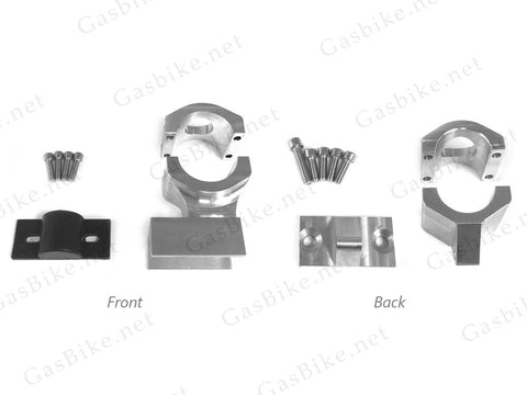 Gasbike CNC Front (1.65" Diameter) & Back (1.25" Diameter) Engine Mount With Rubber Cushion - Gasbike.net