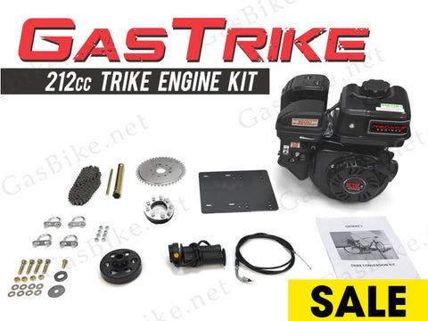 GasTrike 212cc Trike Engine Kit - Gasbike.net