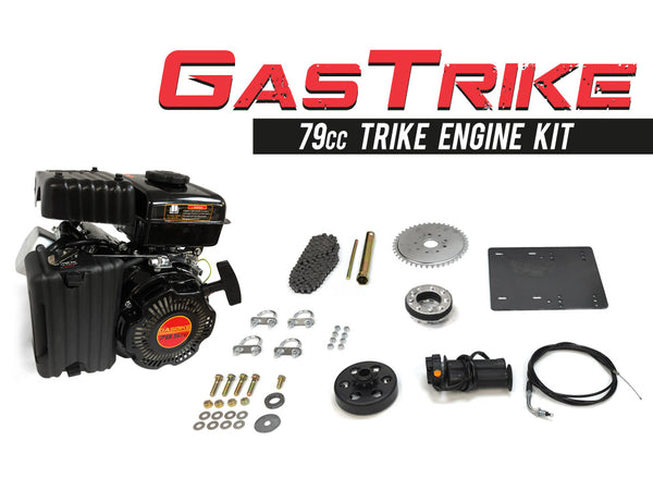 Tricycle gas shop motor kit