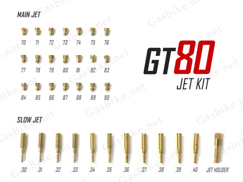 GT80 Carburetor Jet Kit - Gasbike.net