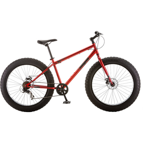 26" Mongoose Hitch Men's All-Terrain Fat Tire Bike, Red - Gasbike.net