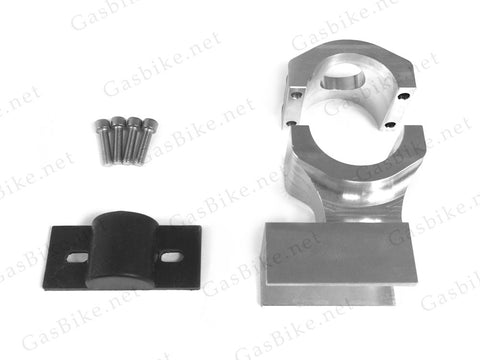 Gasbike CNC Front (1.65" Diameter) & Back (1.25" Diameter) Engine Mount With Rubber Cushion - Gasbike.net