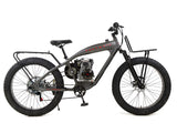 PHATMOTO™ ALL TERRAIN Fat Tire 2023 - 79cc Motorized Bicycle 7-Speed (Matte Graphite)