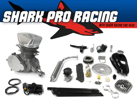 Shark Pro Racing 66cc/80cc Bicycle Engine Kit - Gasbike.net